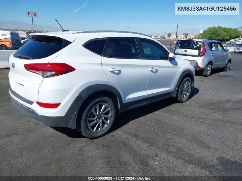 2016 Hyundai Tucson Se VIN: KM8J33A41GU125456 Lot: 40659020