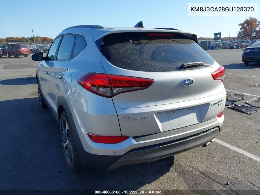 2016 Hyundai Tucson Limited VIN: KM8J3CA28GU128370 Lot: 40663168