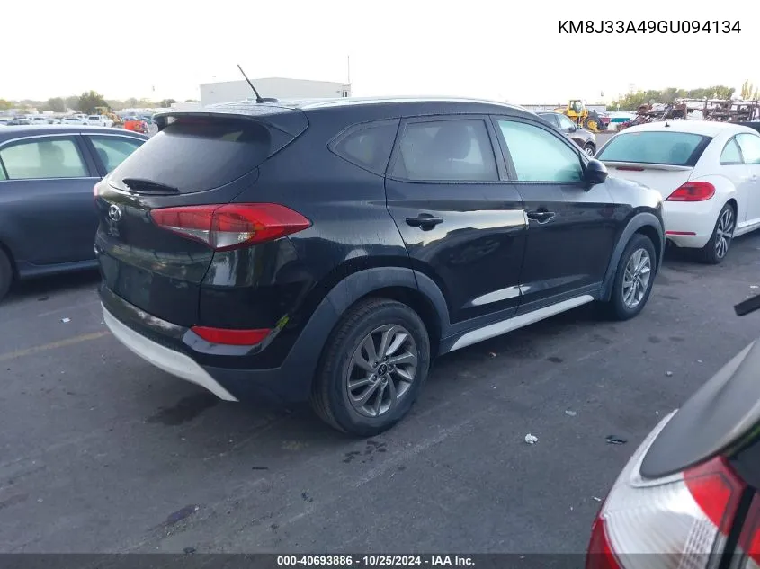 2016 Hyundai Tucson Se VIN: KM8J33A49GU094134 Lot: 40693886