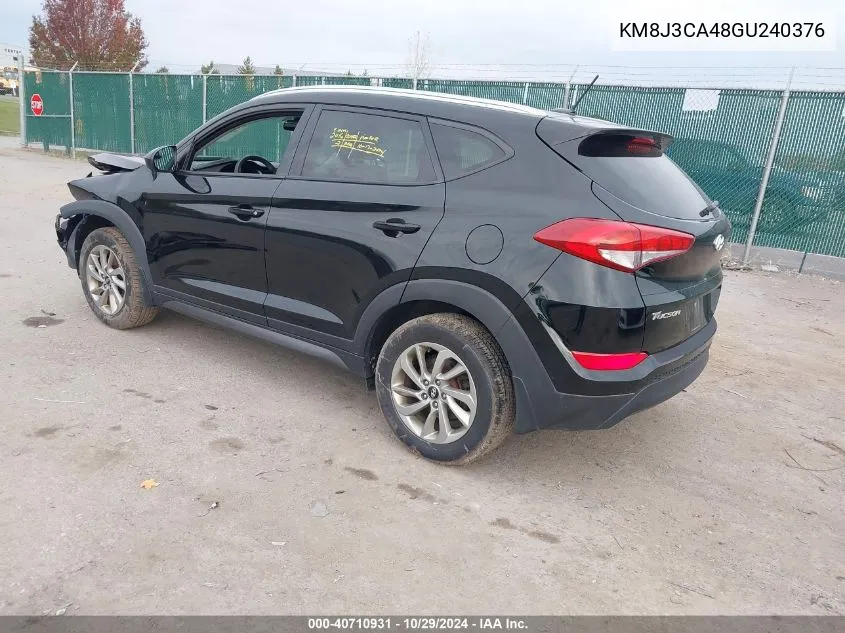 2016 Hyundai Tucson Se VIN: KM8J3CA48GU240376 Lot: 40710931