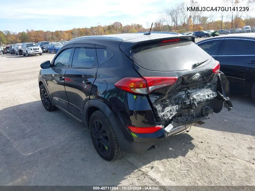 2016 Hyundai Tucson Se VIN: KM8J3CA47GU141239 Lot: 40711054