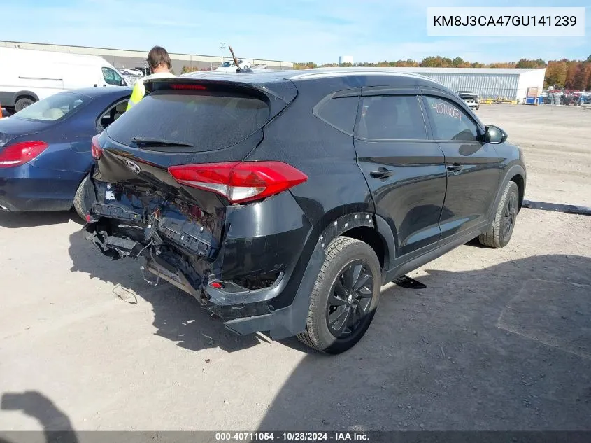 2016 Hyundai Tucson Se VIN: KM8J3CA47GU141239 Lot: 40711054