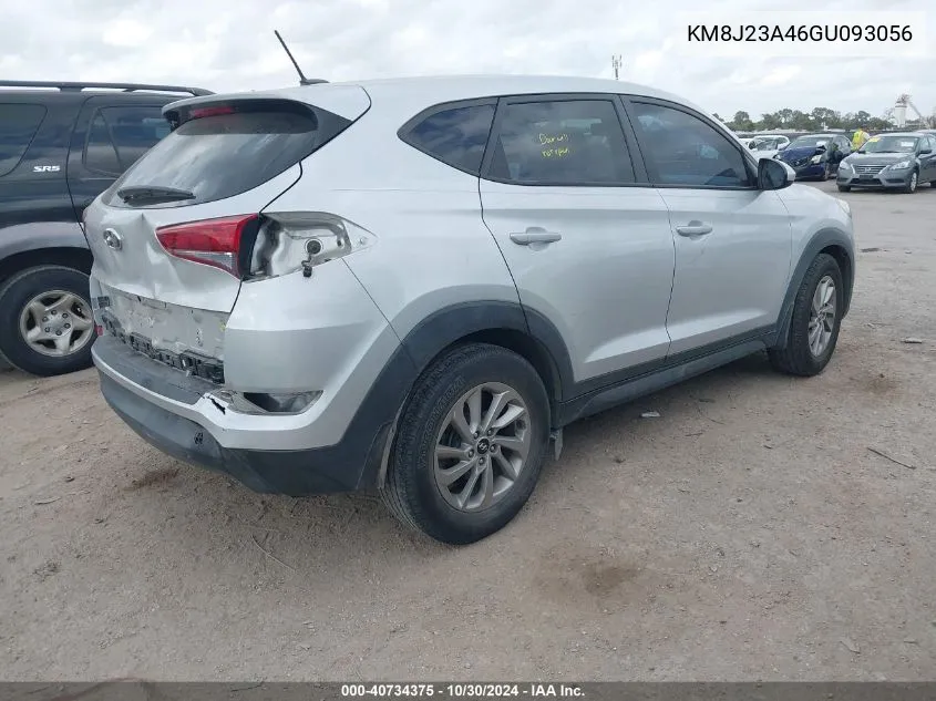 2016 Hyundai Tucson Se VIN: KM8J23A46GU093056 Lot: 40734375