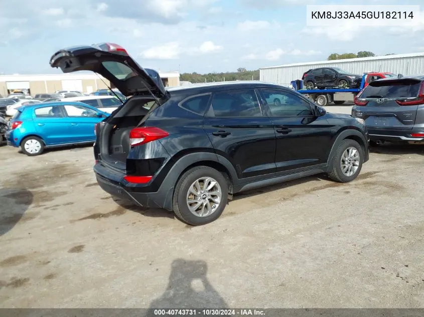 KM8J33A45GU182114 2016 Hyundai Tucson Se