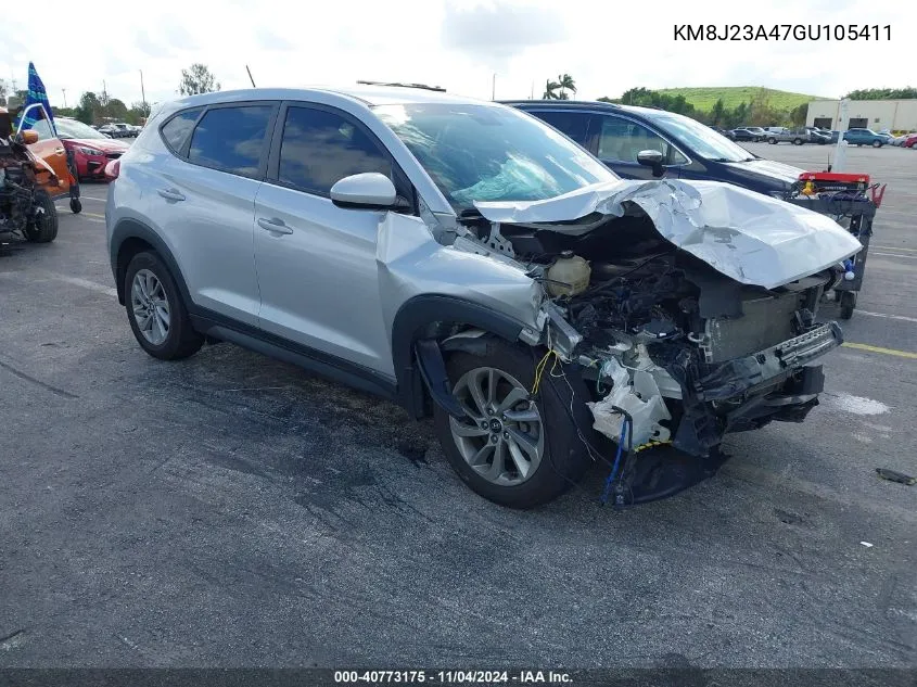 2016 Hyundai Tucson Se VIN: KM8J23A47GU105411 Lot: 40773175