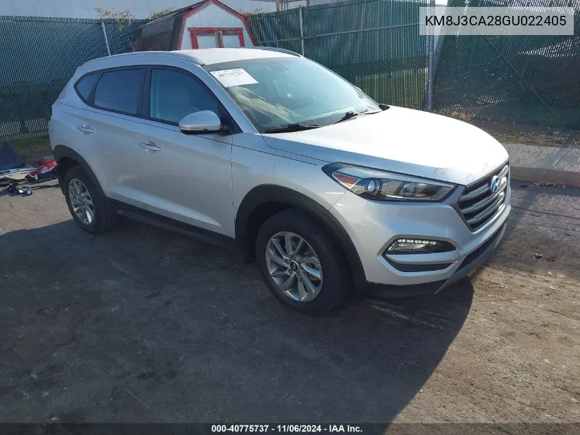 2016 Hyundai Tucson Eco VIN: KM8J3CA28GU022405 Lot: 40775737