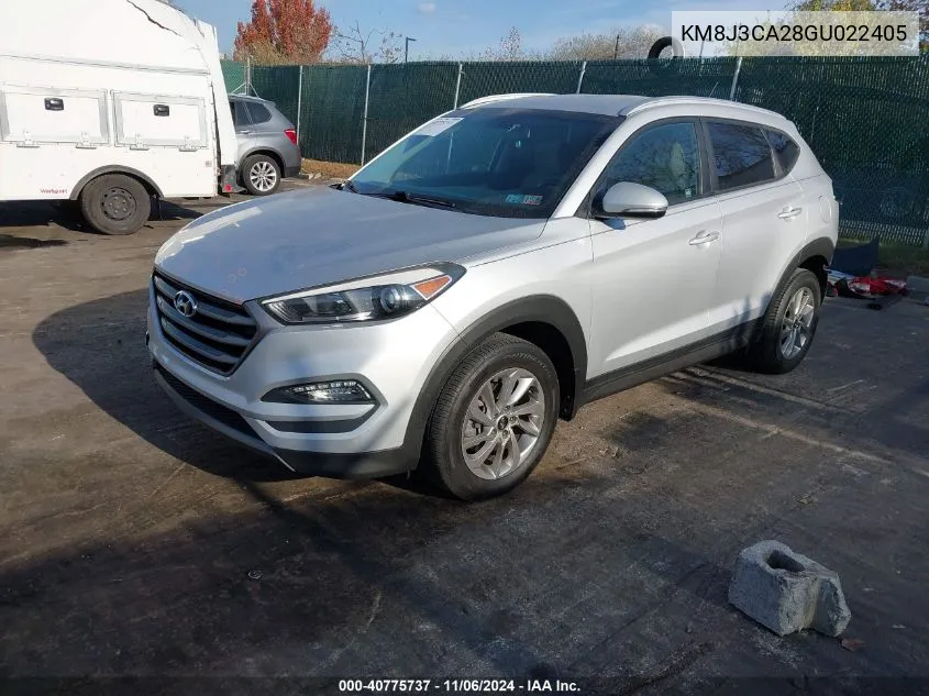 2016 Hyundai Tucson Eco VIN: KM8J3CA28GU022405 Lot: 40775737