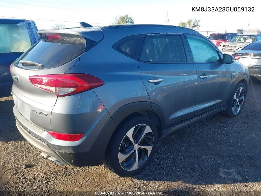 2016 Hyundai Tucson Limited VIN: KM8J33A28GU059132 Lot: 40783237