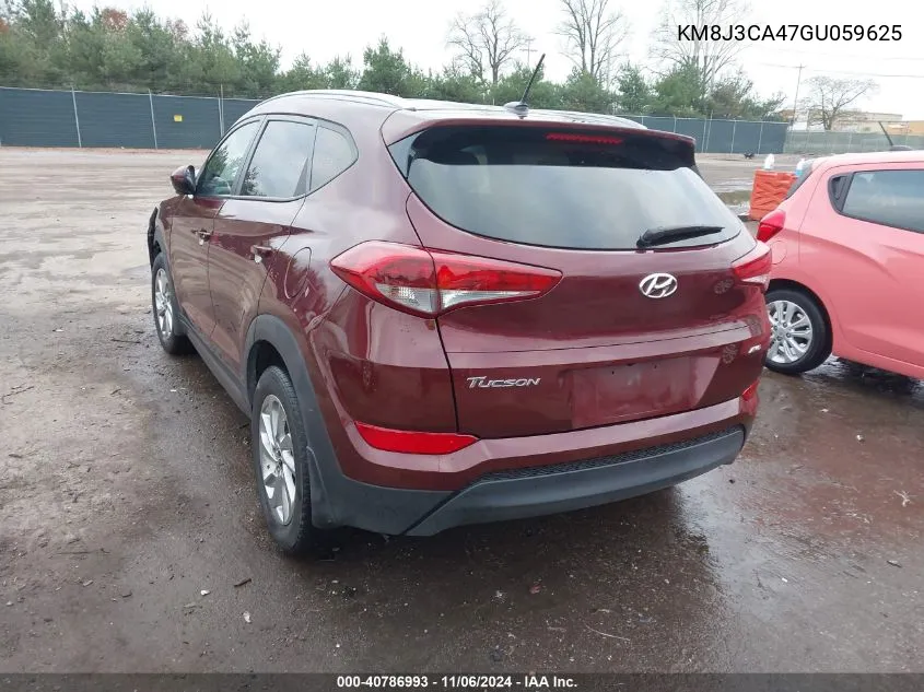 2016 Hyundai Tucson Se VIN: KM8J3CA47GU059625 Lot: 40786993