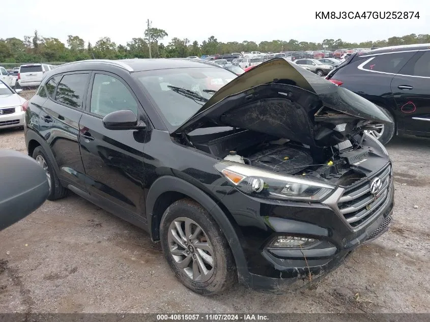 2016 Hyundai Tucson Se VIN: KM8J3CA47GU252874 Lot: 40815057