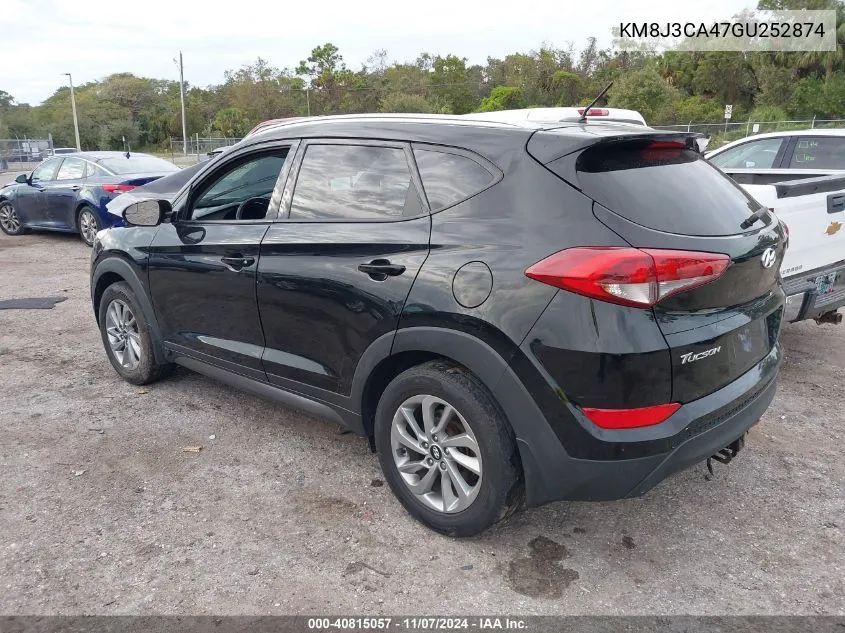 2016 Hyundai Tucson Se VIN: KM8J3CA47GU252874 Lot: 40815057