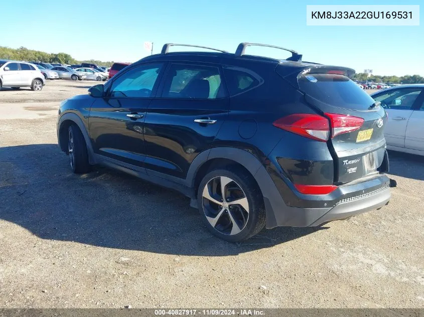 KM8J33A22GU169531 2016 Hyundai Tucson Limited