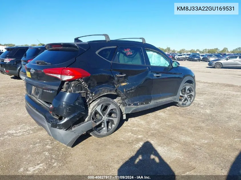 KM8J33A22GU169531 2016 Hyundai Tucson Limited