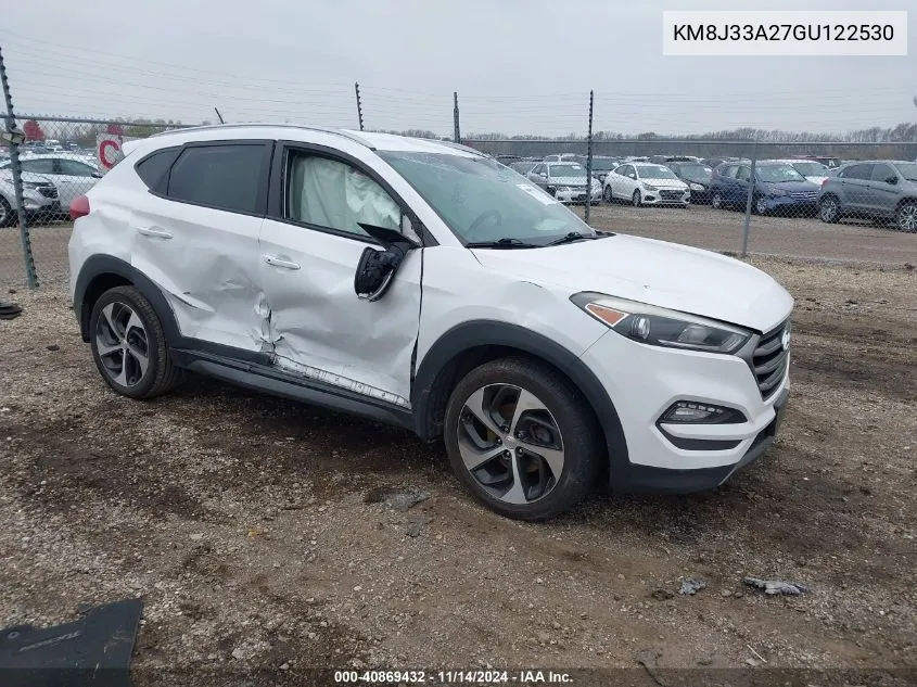 2016 Hyundai Tucson Sport VIN: KM8J33A27GU122530 Lot: 40869432