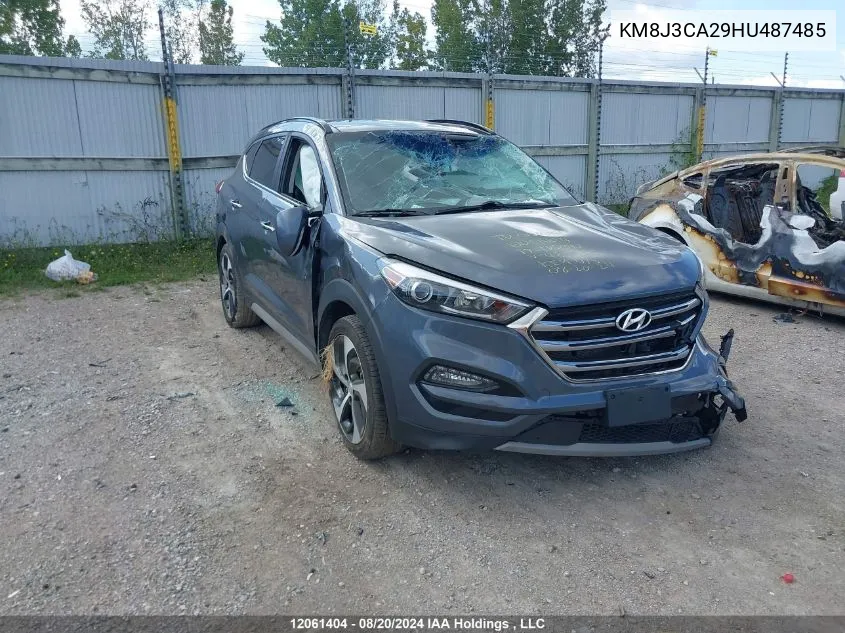 2017 Hyundai Tucson Limited/Sport And Eco/Se VIN: KM8J3CA29HU487485 Lot: 12061404