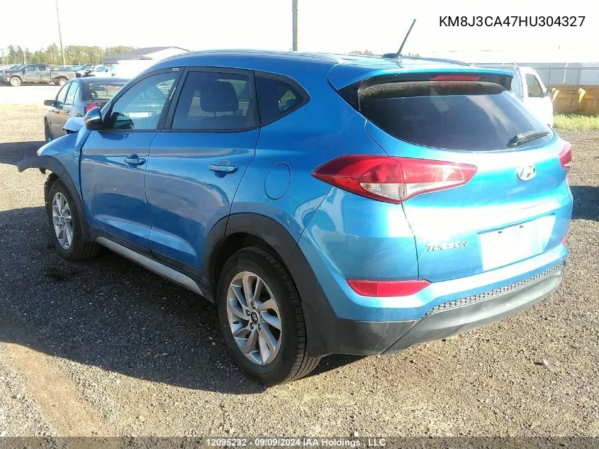 2017 Hyundai Tucson Premium VIN: KM8J3CA47HU304327 Lot: 12095232