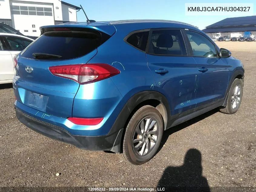 2017 Hyundai Tucson Premium VIN: KM8J3CA47HU304327 Lot: 12095232