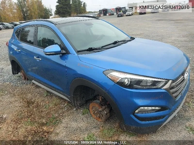 2017 Hyundai Tucson Limited/Sport And Eco/Se VIN: KM8J3CA25HU412010 Lot: 12125294