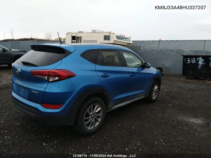 2017 Hyundai Tucson Premium VIN: KM8J33A48HU337207 Lot: 12146714