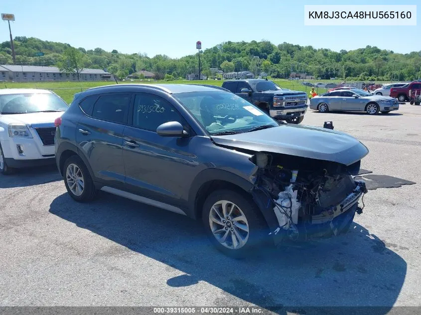 2017 Hyundai Tucson Se VIN: KM8J3CA48HU565160 Lot: 39315005