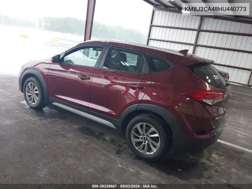 KM8J3CA48HU440773 2017 Hyundai Tucson Se Plus