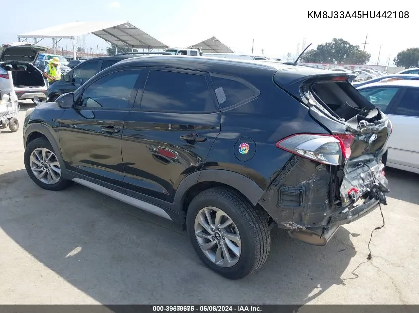 KM8J33A45HU442108 2017 Hyundai Tucson Se