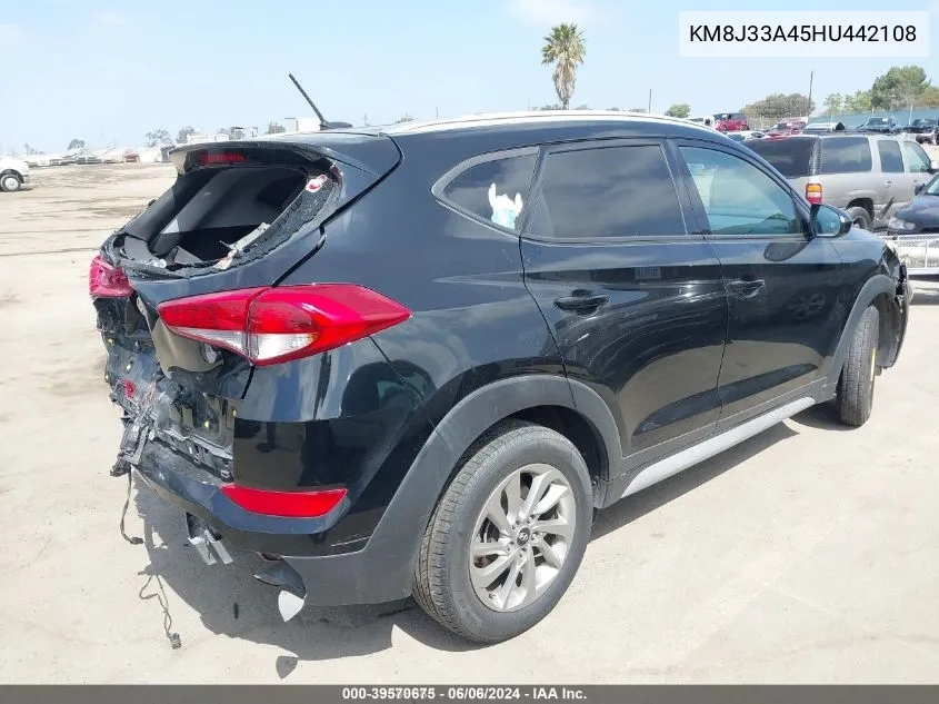 KM8J33A45HU442108 2017 Hyundai Tucson Se