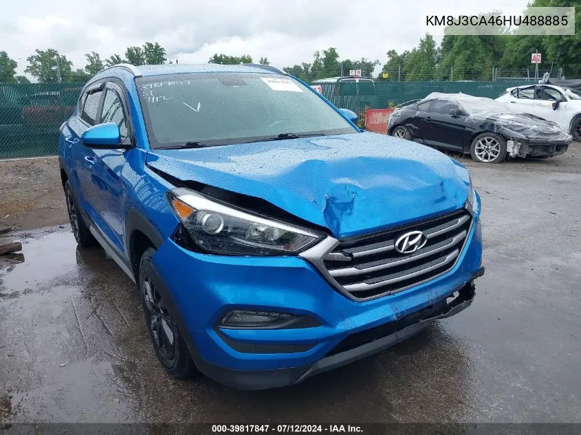 2017 Hyundai Tucson Se VIN: KM8J3CA46HU488885 Lot: 39817847