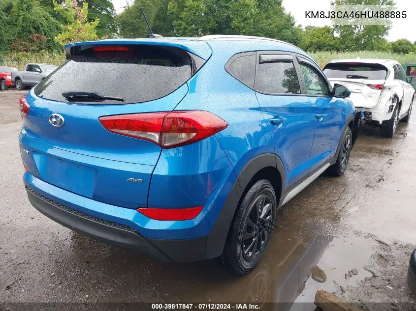 2017 Hyundai Tucson Se VIN: KM8J3CA46HU488885 Lot: 39817847