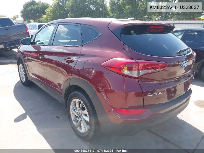 2017 Hyundai Tucson Se VIN: KM8J23A44HU328037 Lot: 39827113