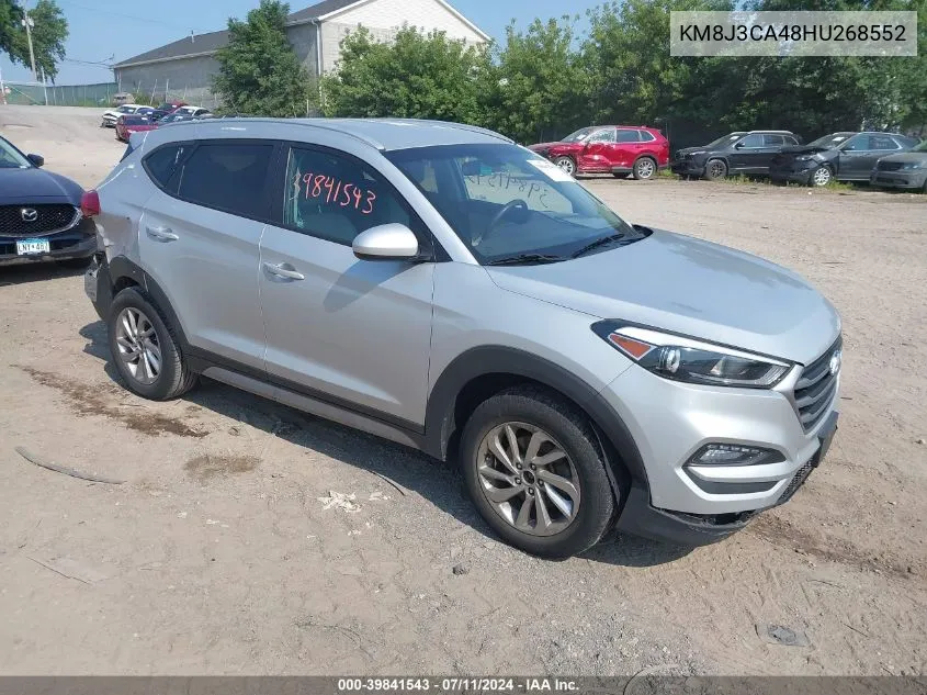 2017 Hyundai Tucson Se VIN: KM8J3CA48HU268552 Lot: 39841543