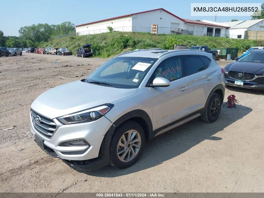 2017 Hyundai Tucson Se VIN: KM8J3CA48HU268552 Lot: 39841543