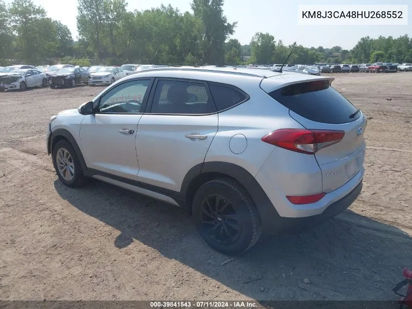 2017 Hyundai Tucson Se VIN: KM8J3CA48HU268552 Lot: 39841543