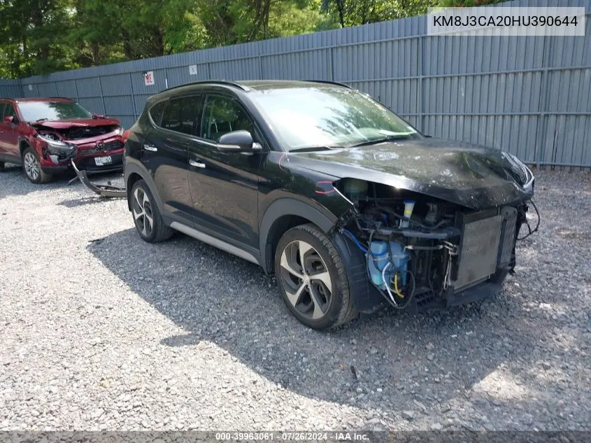 2017 Hyundai Tucson Limited/Sport And Eco/Se VIN: KM8J3CA20HU390644 Lot: 39963061