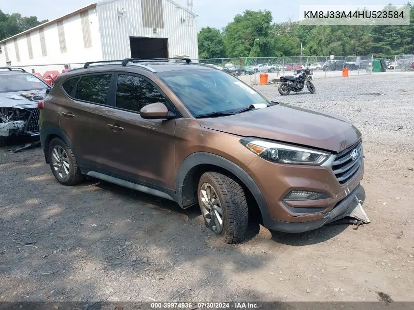 2017 Hyundai Tucson Se VIN: KM8J33A44HU523584 Lot: 39974936