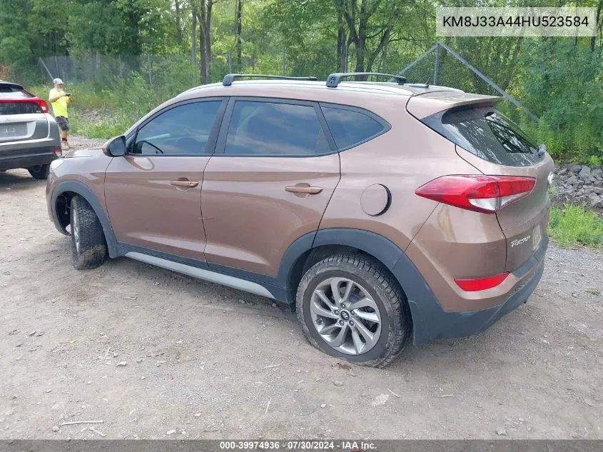 2017 Hyundai Tucson Se VIN: KM8J33A44HU523584 Lot: 39974936