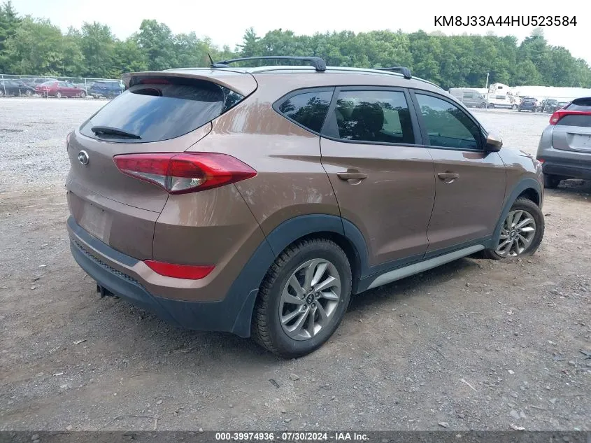 2017 Hyundai Tucson Se VIN: KM8J33A44HU523584 Lot: 39974936