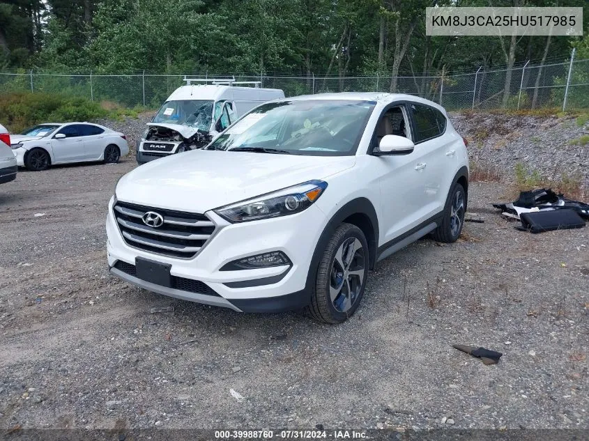 2017 Hyundai Tucson Sport VIN: KM8J3CA25HU517985 Lot: 39988760