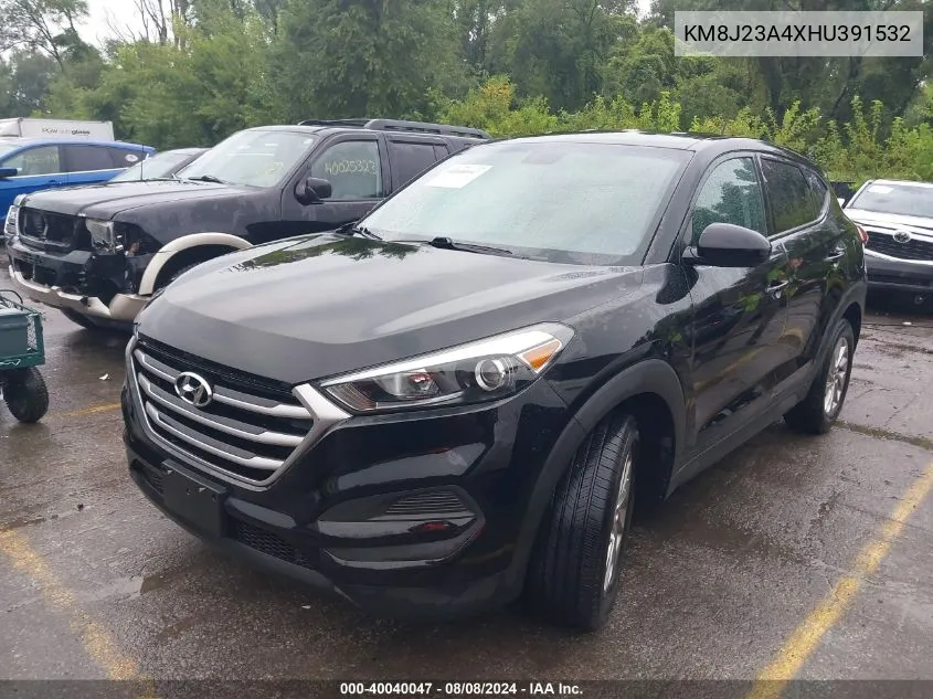 2017 Hyundai Tucson Se VIN: KM8J23A4XHU391532 Lot: 40040047