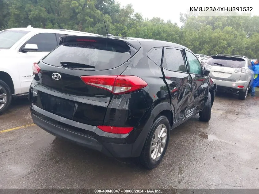 2017 Hyundai Tucson Se VIN: KM8J23A4XHU391532 Lot: 40040047