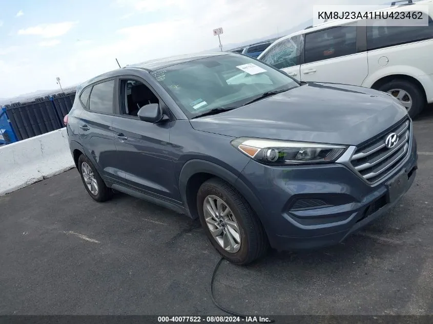 2017 Hyundai Tucson Se VIN: KM8J23A41HU423462 Lot: 40077522