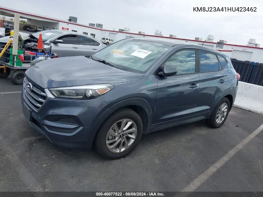 2017 Hyundai Tucson Se VIN: KM8J23A41HU423462 Lot: 40077522