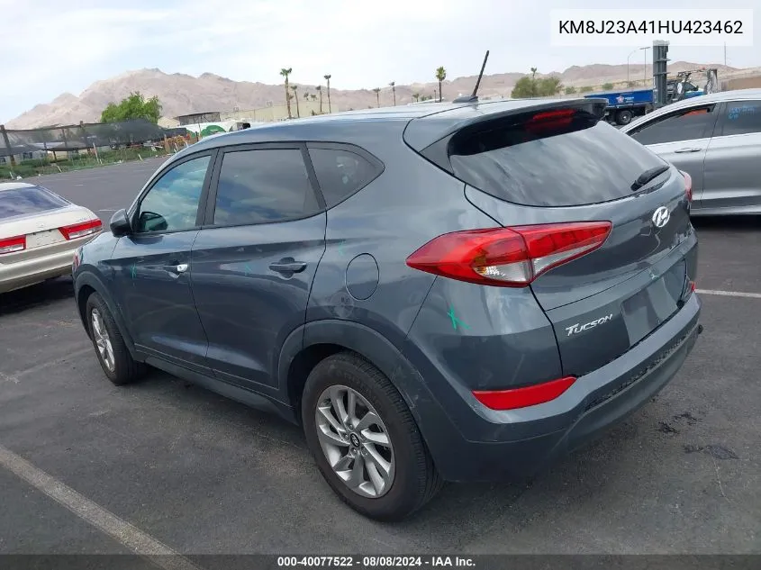 2017 Hyundai Tucson Se VIN: KM8J23A41HU423462 Lot: 40077522