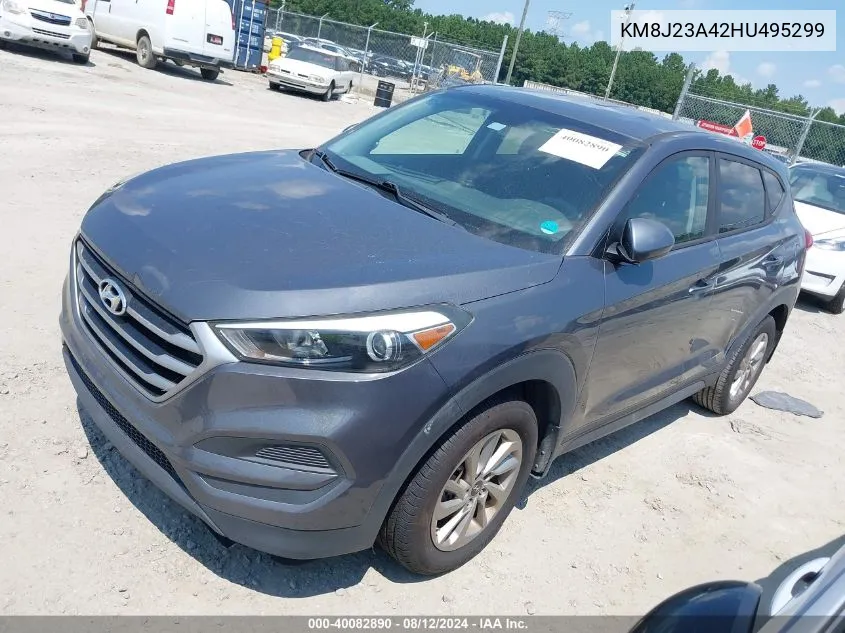 2017 Hyundai Tucson Se VIN: KM8J23A42HU495299 Lot: 40082890