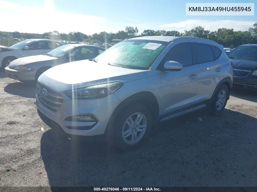 KM8J33A49HU455945 2017 Hyundai Tucson Se