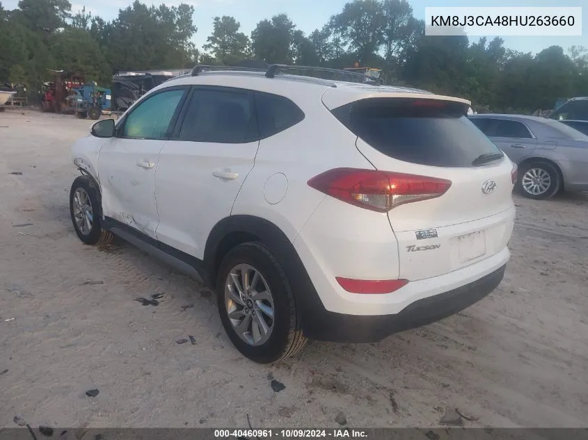 2017 Hyundai Tucson Se VIN: KM8J3CA48HU263660 Lot: 40460961