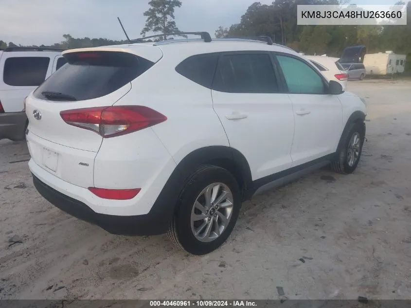 2017 Hyundai Tucson Se VIN: KM8J3CA48HU263660 Lot: 40460961