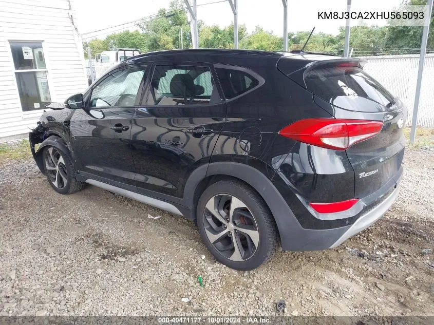 2017 Hyundai Tucson Value VIN: KM8J3CA2XHU565093 Lot: 40471177