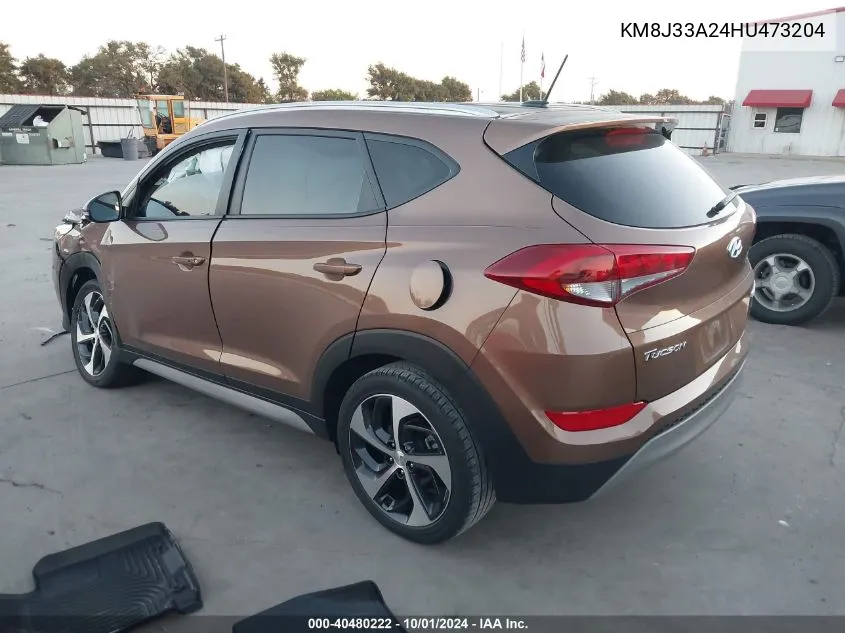 2017 Hyundai Tucson Limited/Sport And Eco/Se VIN: KM8J33A24HU473204 Lot: 40480222