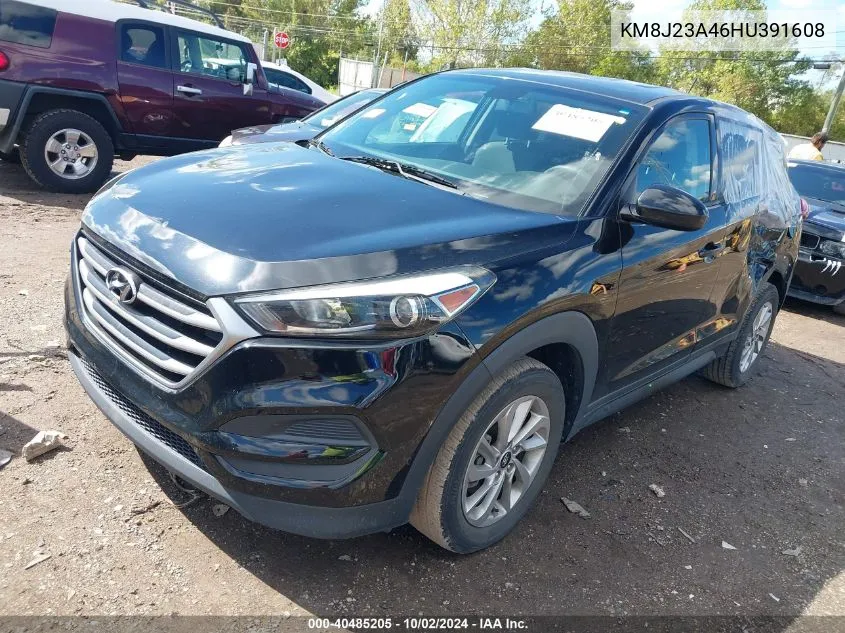 2017 Hyundai Tucson Se VIN: KM8J23A46HU391608 Lot: 40485205